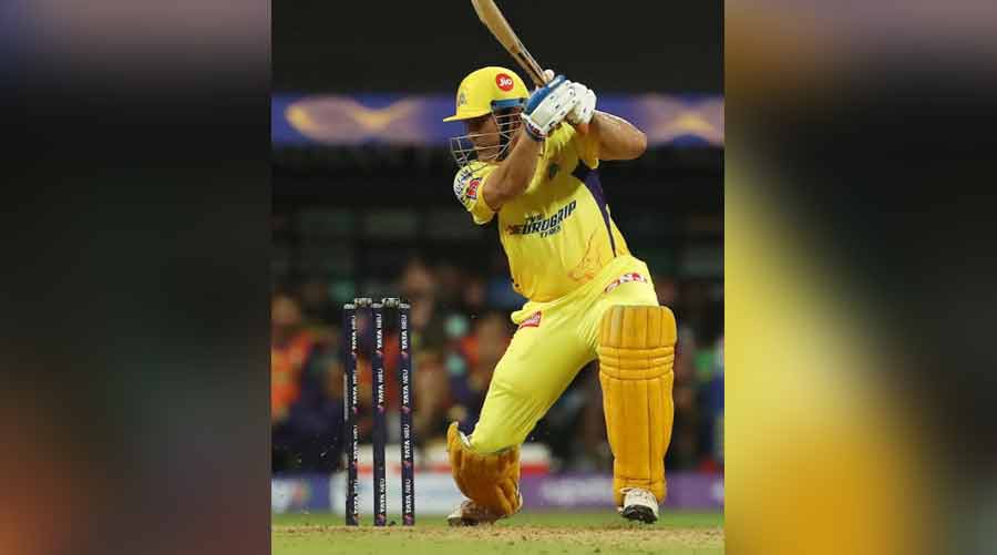 Mahendra Singh Dhoni opened the IPL in vintage style with the bat, even though CSK rarely looked in command against KKR