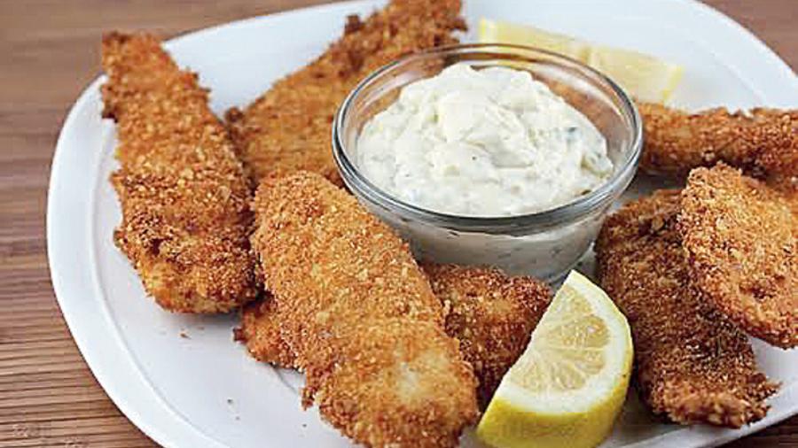 Fish Fingers with Tartare Sauce