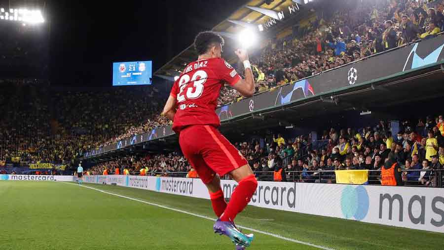 Difference-maker: Luis Diaz came off the bench and inspired a Liverpool win