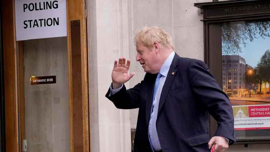 Boris Johnson has been criticized for breaking pandemic lockdown rules he set. 