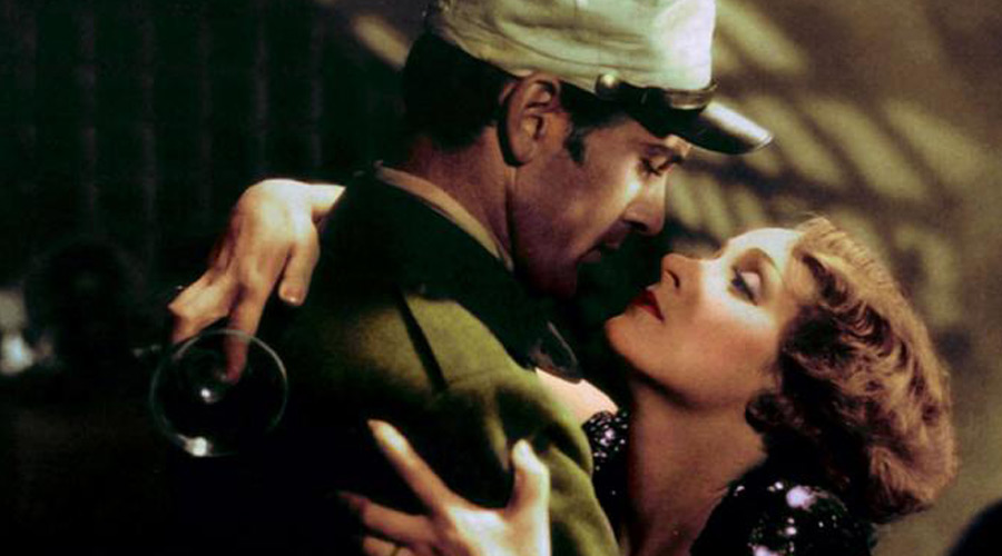 Dietrich was an erotic icon, for men and women alike: Here, in a film still with Gary Cooper in 1930