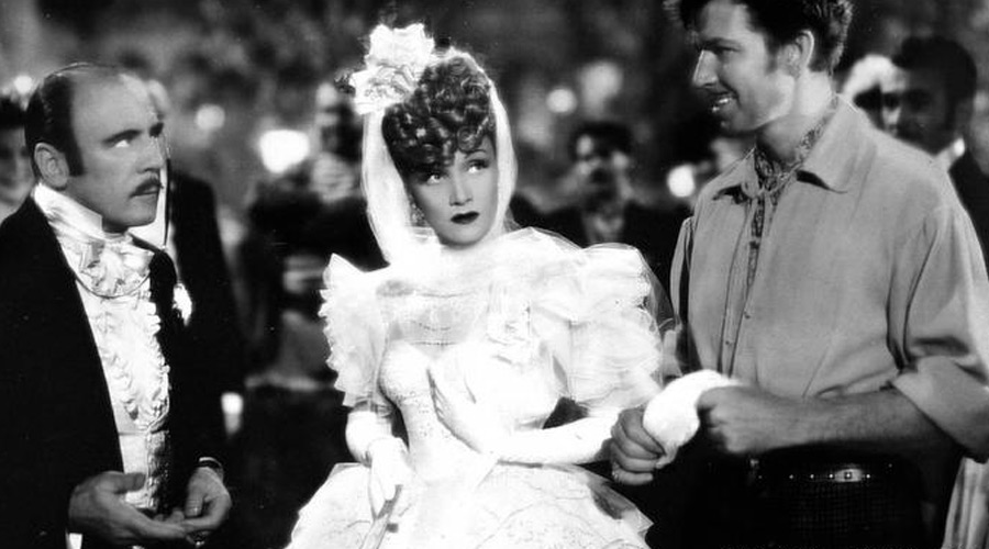 Dietrich in the 1941 film 'The Flame of New Orleans'