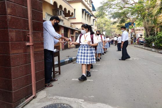 Schools in West Bengal reopened in February 2022 after a two-year pandemic gap.