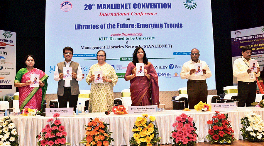 The 20th Convention of MANLIBNET inaugurated on the  KIIT campus on Thursday.