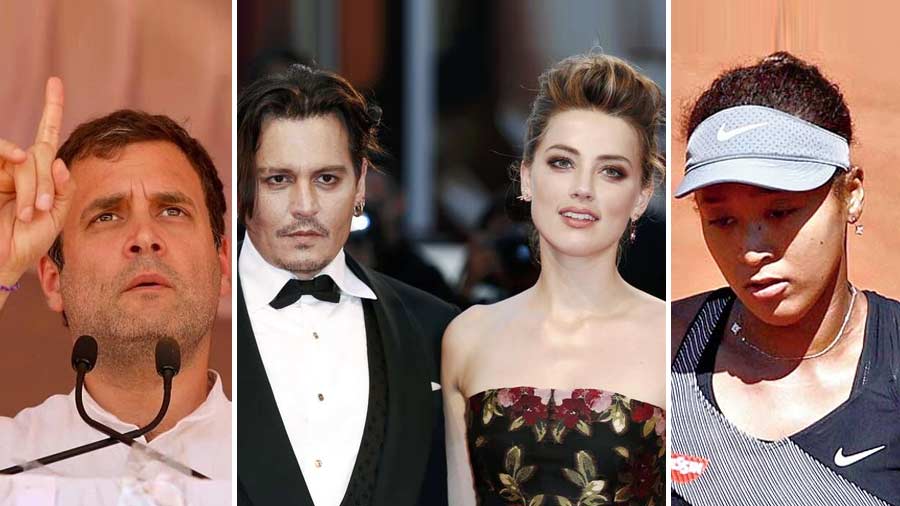 Rahul Gandhi, Johnny Depp-Amber Heard and Naomi Osaka are among the newsmakers of the week