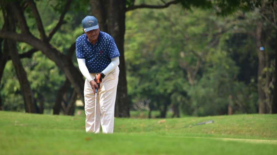 Captain Rana Chatterji emerged victorious in the super-senior category