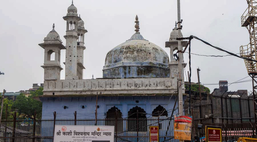The petitioners want Hindus allowed to pray every day at the Shringar Gauri, a raised platform on the Gyanvapi mosque’s premises. 