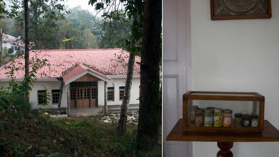 The bungalow is like a time warp with many items, such as paint bottles used by Tagore, preserved exactly as they were left over 80 years ago 