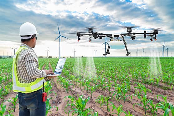 Agricultural Engineering is a combination of Agriculture and Technology.