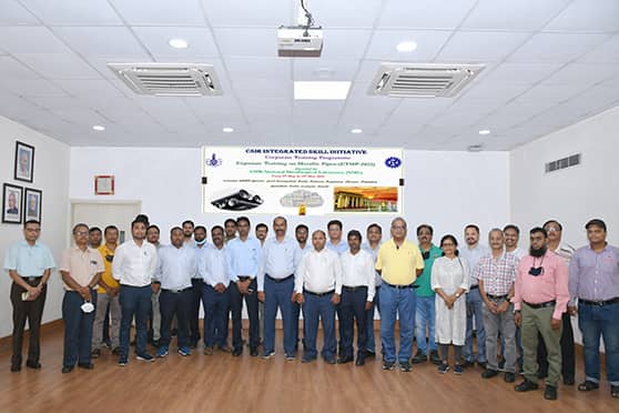 Delegates at the corporate training programme at CSIR NML Jamshedpur. 