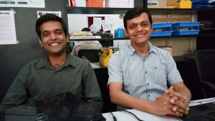 Ankit Mehra (left) and Jainesh were colleagues at Capital One before proceeding to found GyanDhan together