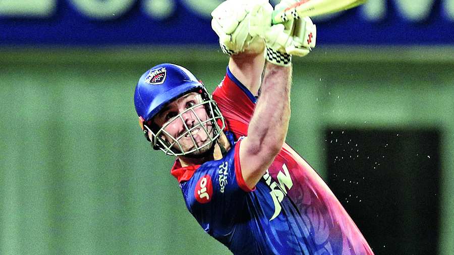 Man of the Match Mitchell Marsh of Delhi Capitals during his 62-ball 89