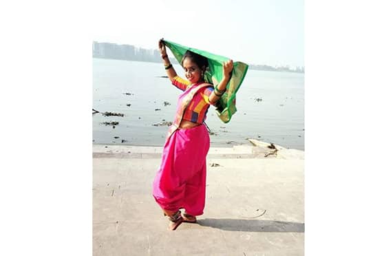 Shreya Paul, a second-year Electronics and Telecommunications student, recorded her dance on the ghats of the Ganga.