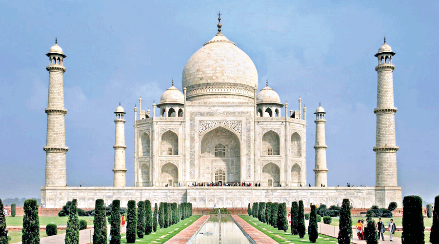 The Taj Mahal.