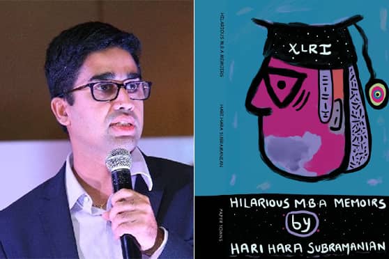 Hari Hara Subramanian and his book Hilarious MBA Memoirs. 