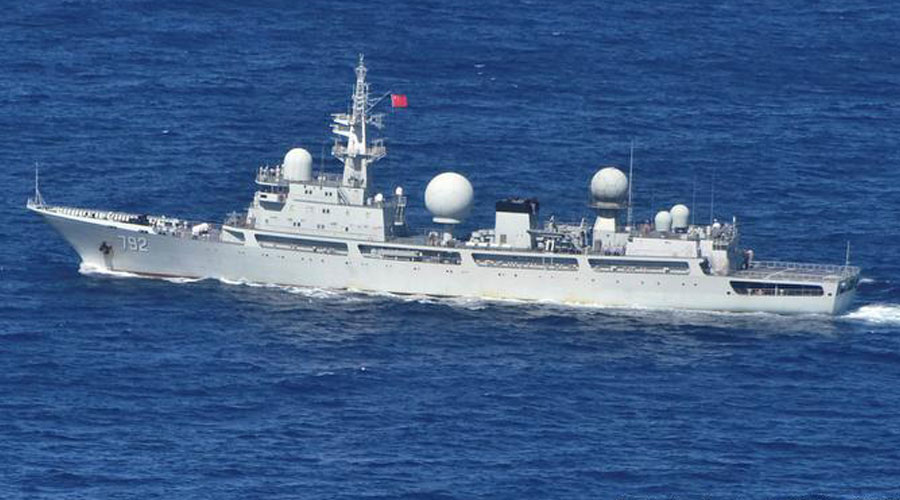 Chinese ship in Indian Ocean