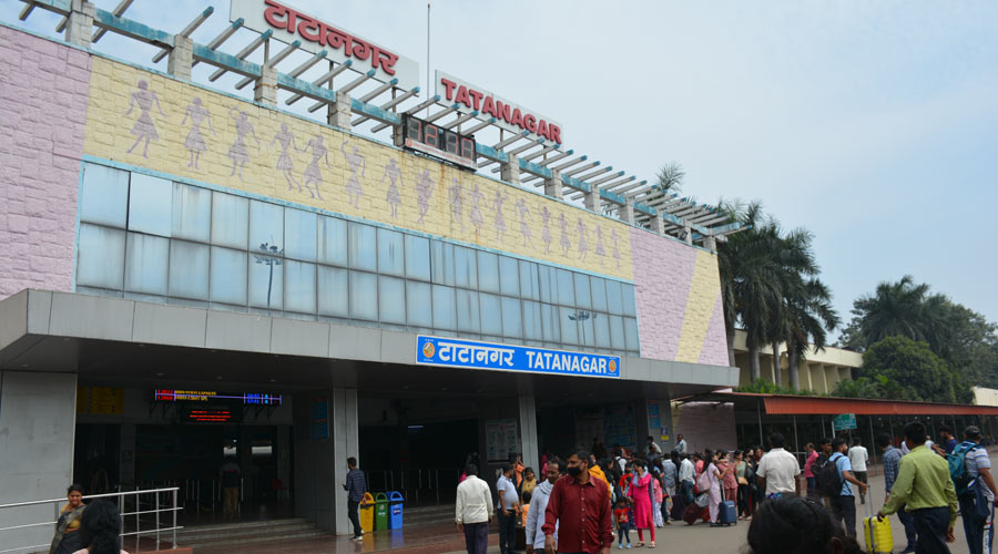 The Tatanagar railway station