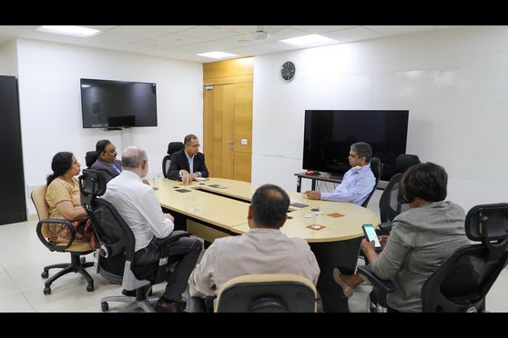 The leaders from IIT Gandhinagar and L&T met on the institute’s campus.