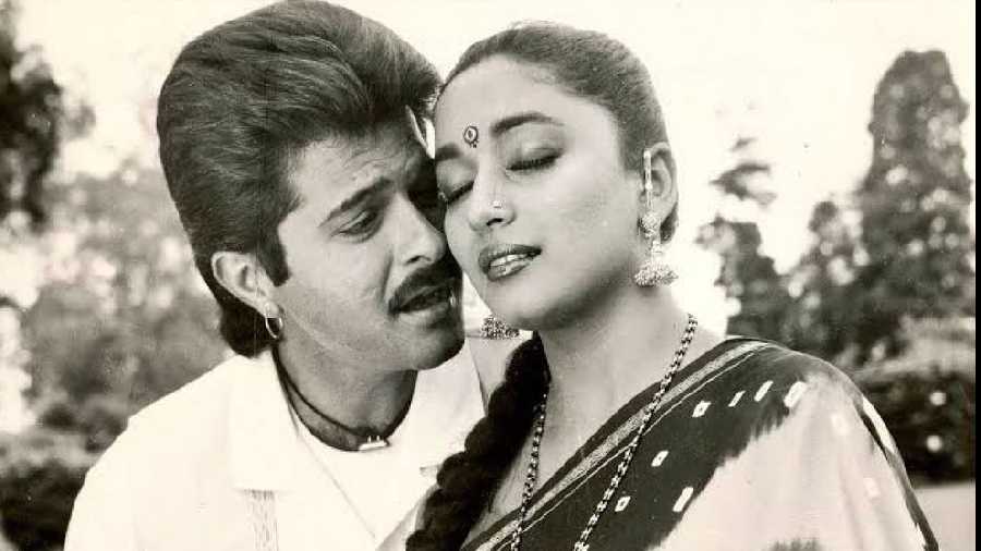  Anil Kapoor and Madhuri Dixit in Indra Kumar's ‘Beta’