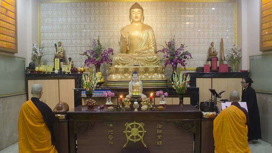 The Fo Guang Shan Buddhist temple