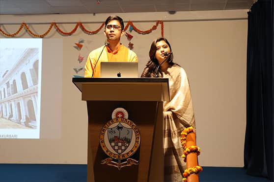 St. Xavier’s University, Kolkata, hosted a cultural programme on May 9. The theme of the programme was ‘Amaro porano jaha chaye’. 