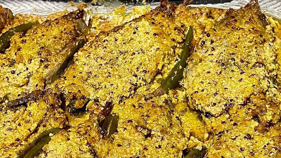 Ilish maach, as prepared by Jaydeep for his annual Hilsa Party