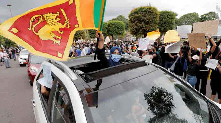 Economic crisis in Sri Lanka has incurred protests 