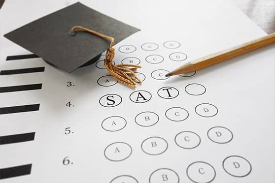 SAT is a pen-and-paper test organised by the US-based College Board.