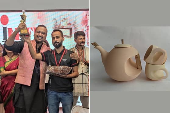 Dikshant Rajpal took home the trophy for the Best Home Accessory for her biomimicry-inspired teapot.