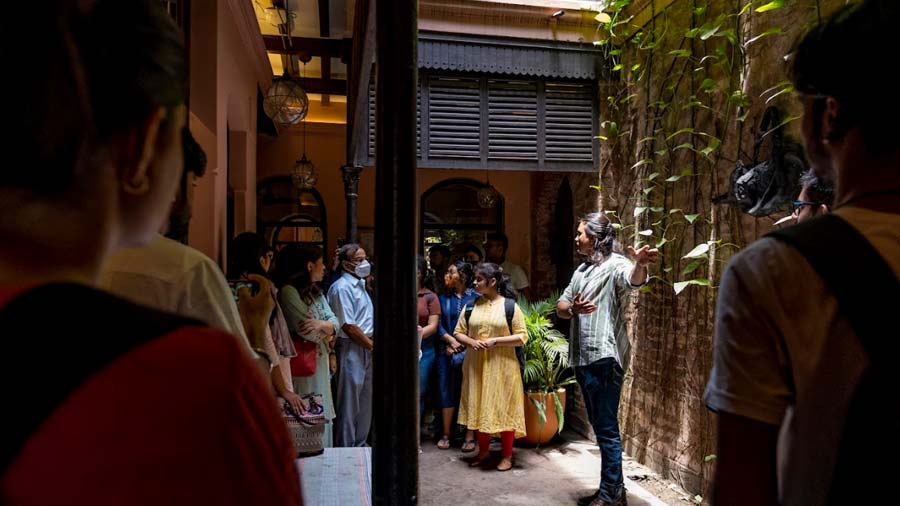 Iftekhar explained how he and his team helped restore Calcutta Bungalow from a 1920s townhouse into a heritage boutique hotel