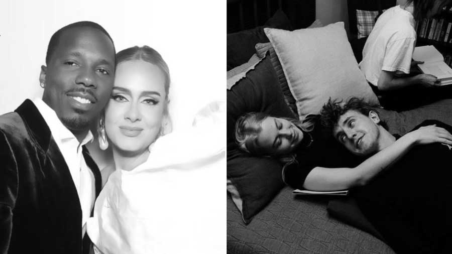Adele and Rich Paul debuted their romance at a friend’s birthday (left) Phoebe Bridgers first spoke about her boyfriend Paul Mescal in a funny tweet where she just referred to him as Paul