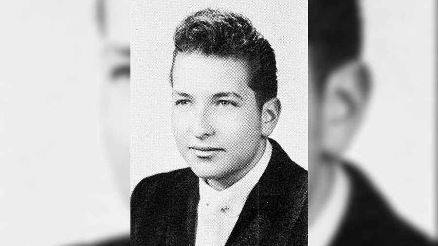Bob Dylan during his senior year at Hibbing High School in Hibbing, Minn., 1959