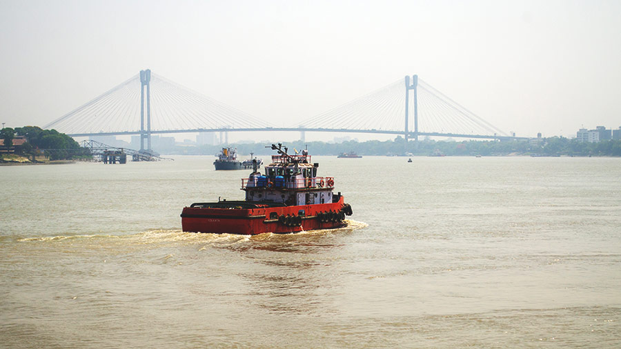 Second Hooghly Bridge from the BNR complex 