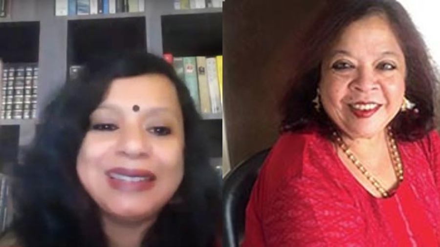 (L-R) Nandini Sen and Julie Banerjee Mehta