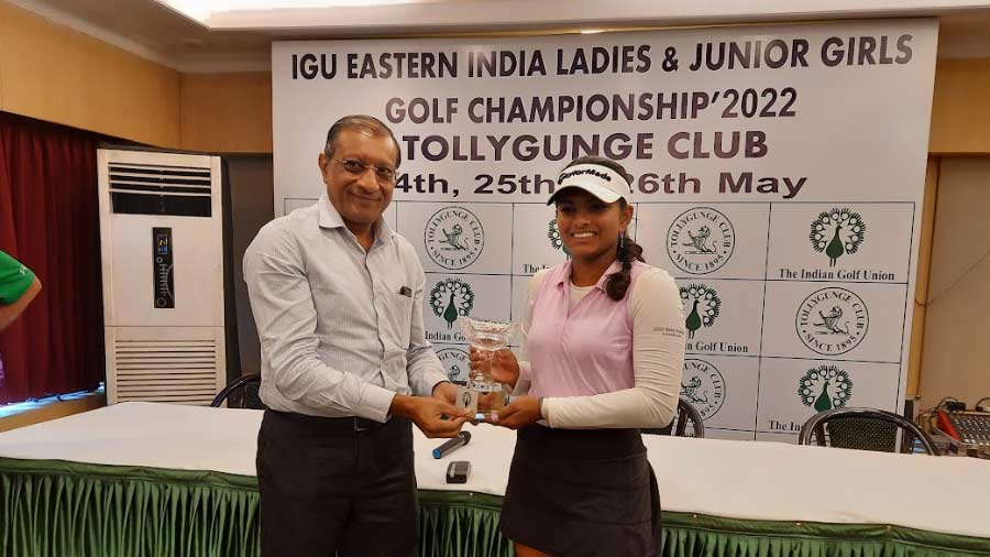 Jahnavi Prakhya wins big at the Eastern India Ladies &amp; Junior Girls Golf Championship