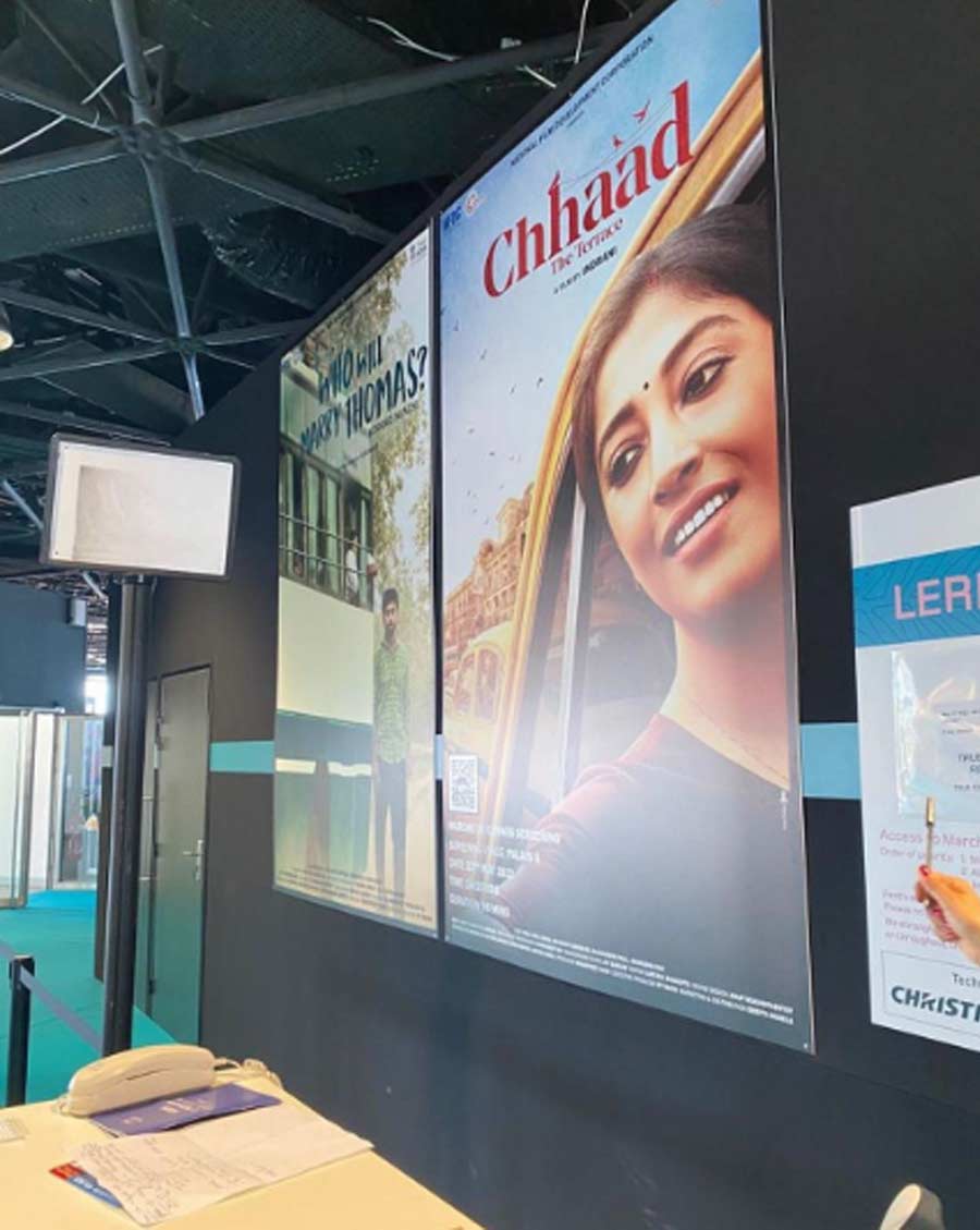 HONOUR: Actress Paoli Dam uploaded this photograph on Instagram on Sunday, May 22, with the caption: "Elated to share that our film #Chhaad - The Terrace will be screened tomorrow ( on 23 May 2022, Monday)at the prestigious @festivaldecannes, Palais G, Marché du Film at 2:15 PM. Heartfelt gratitude to my director Indrani and @nfdcindia @mdf_cannes @mib_india @filmbazaarindia" 