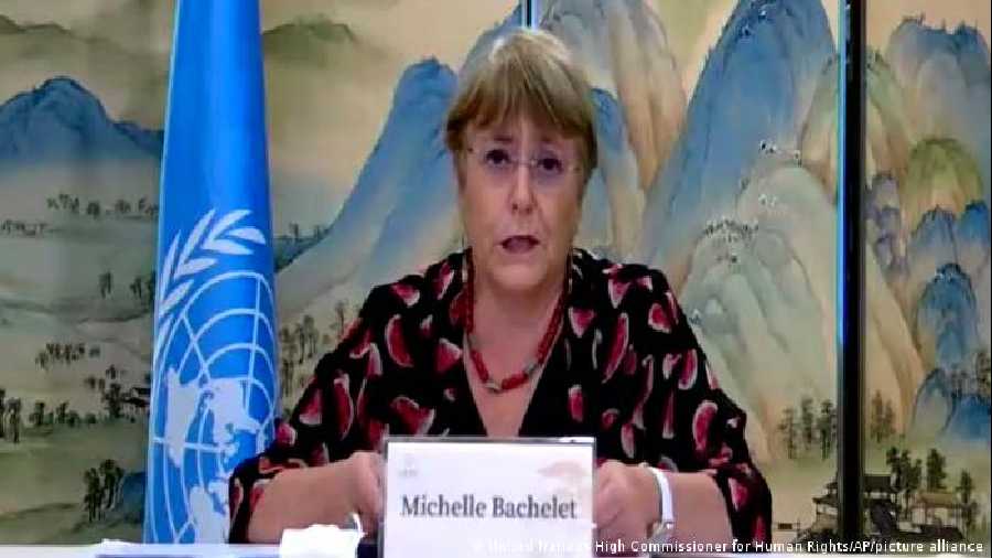 Bachelet previously held a video-conference with China's Xi Jinping