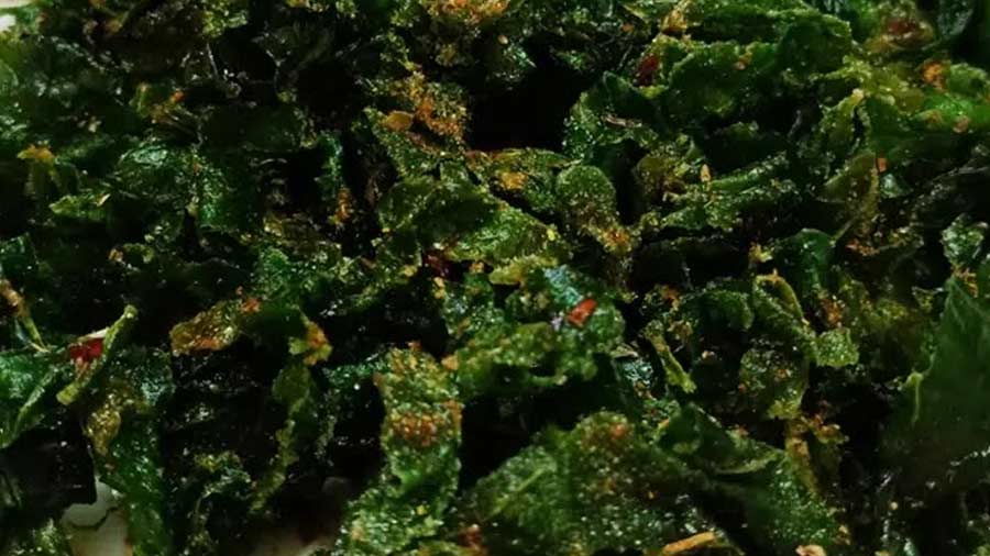 Crackling Spinach