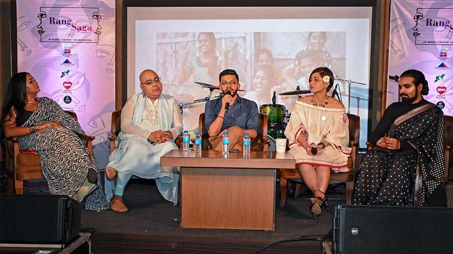 (L-R) Anwesa Chakraborty, Indroneel Mukherjee, Meghdut RoyChowdhury, Swastika Mukherjee and Pushpak Sen speak about body positivity