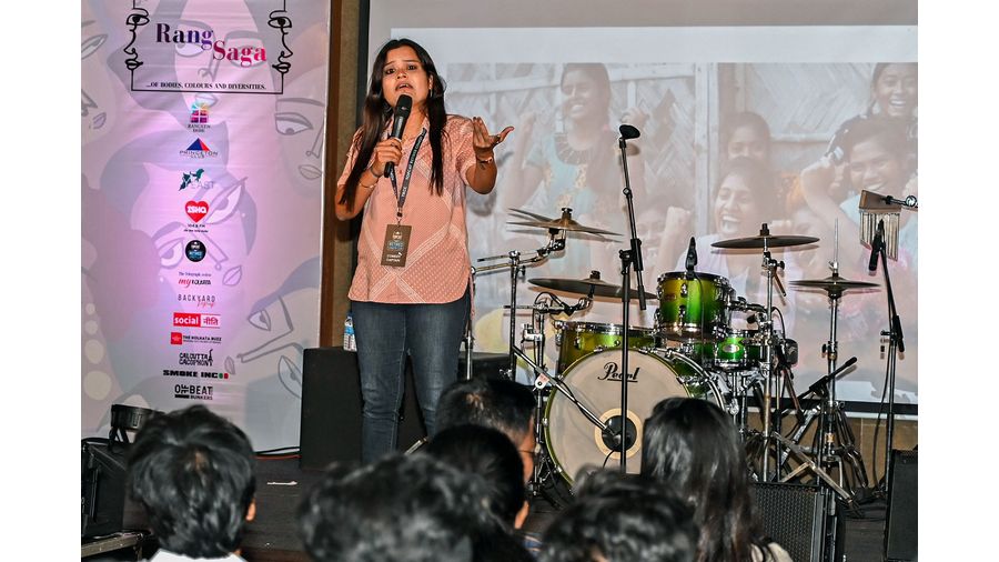City-based comic Amrita Chanda had the audience in splits with her sharp observations on masculinity, underwhelming pets and discussions around sex