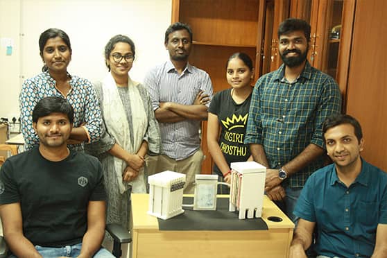 Aravind Kumar Chandiran and his team at IIT Madras are developing zinc-air batteries for electric vehicles. 