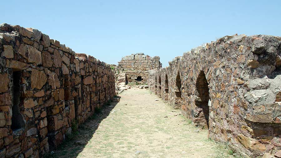 The walls of the fort