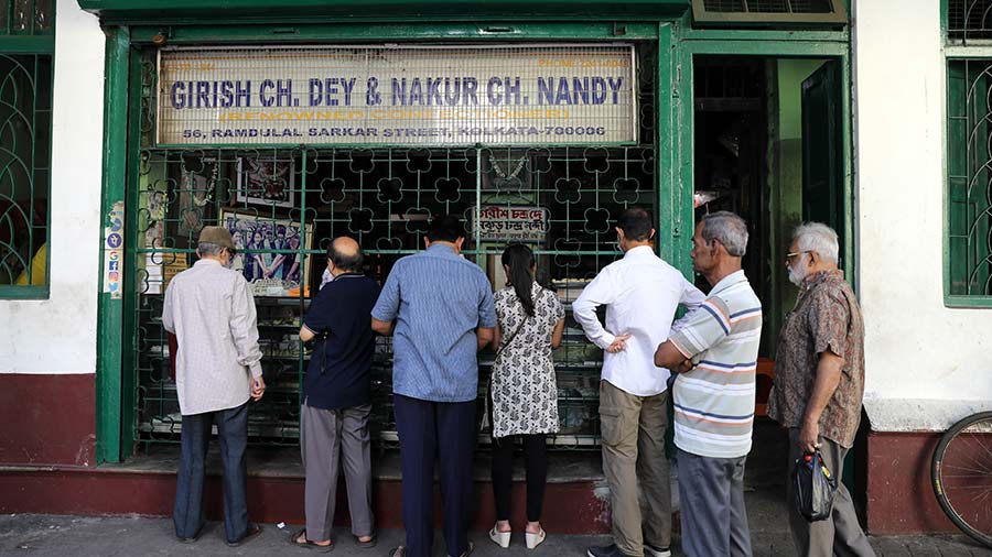 Famous for its sandesh, the shop is over 200 years old