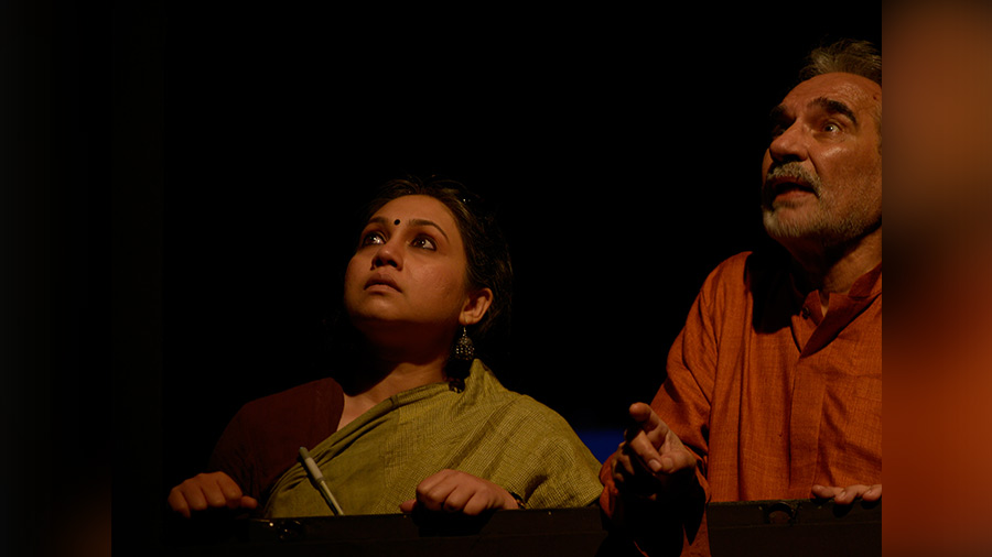 Anubha and Kulbhushan Kharbanda in ‘Atmakatha’