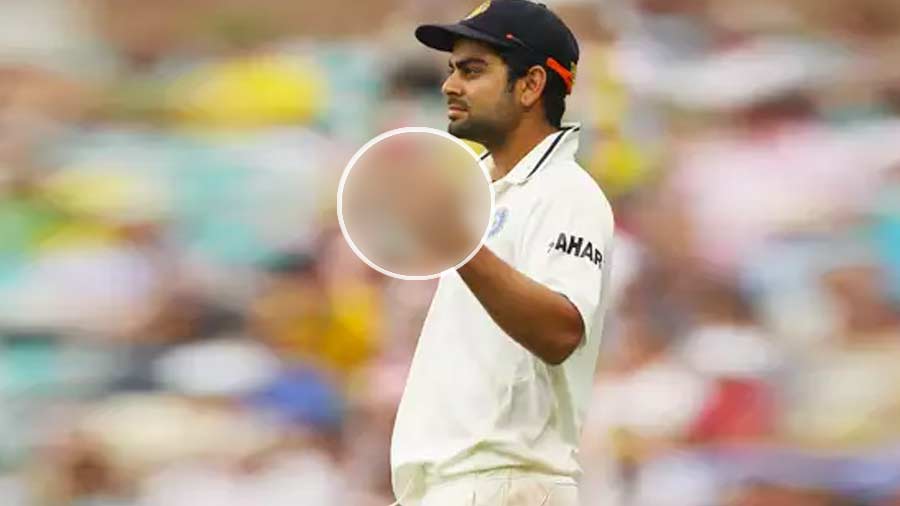 The gesture that earned him flak Down Under