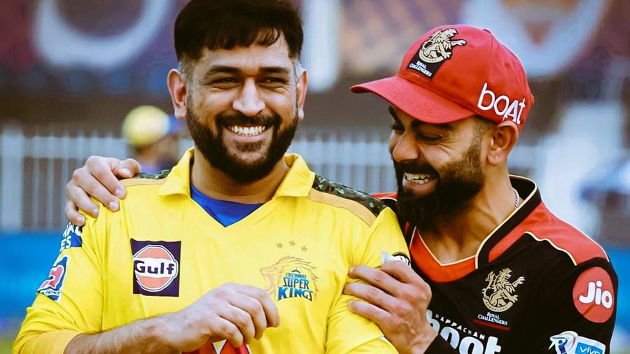 The two ex Indian captains burst into laughter in their respective IPL avatars