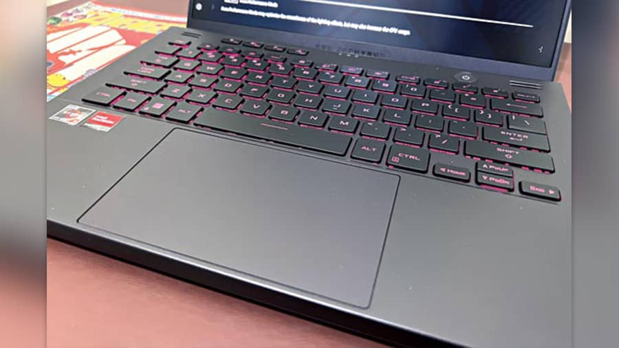 The keyboard is one of the finest you will find on a gaming laptop