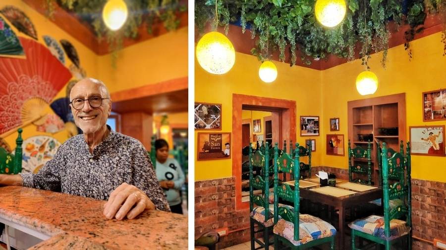 All the design elements are the brainchild of 81-year-old Spaniard Antonio Costa Bolufer, who co-owns the eatery
