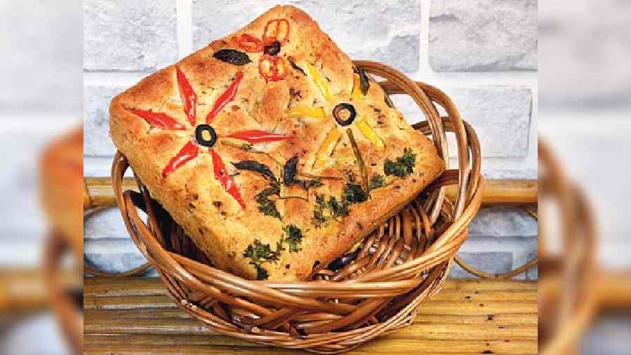 A classic focaccia fresh out of the oven is irresistible. Pair it with your soup or make a sandwich.
