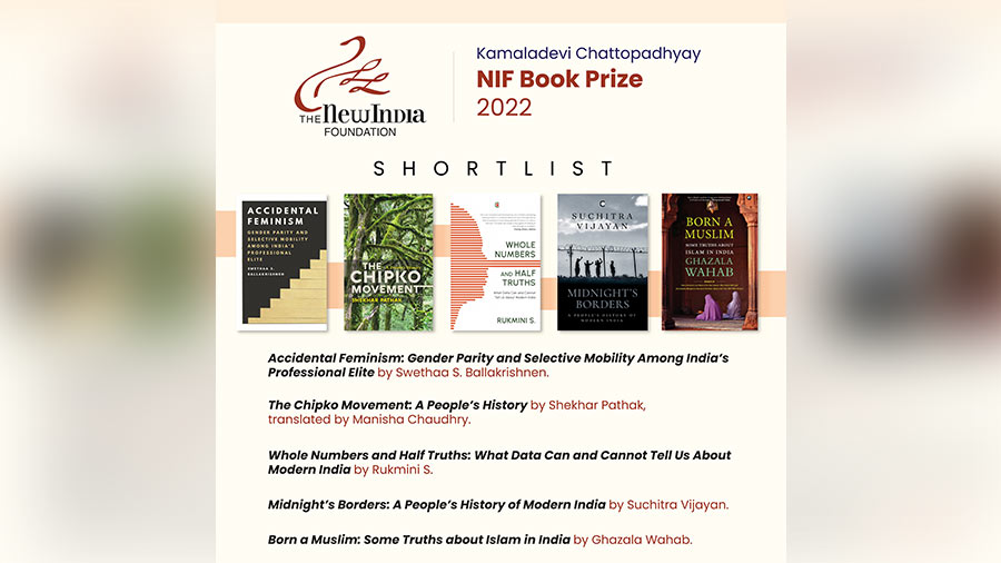 5th Kamaladevi Chattopadhyay NIF Book Prize 2022 announces a stellar shortlist